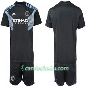 Camisolas de Futebol New York City Criança Equipamento Alternativa 2018/19 Manga Curta